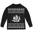 thumbnail image 1 of Old Glory Toddler Pirate Ship Ugly Christmas Sweater Long Sleeve T Shirt, 1 of 6