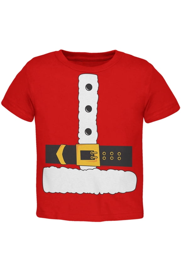 Toddler Santa Claus Costume Short Sleeve T Shirt