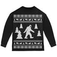 thumbnail image 1 of Old Glory Toddler Sasquatch Ugly Christmas Sweater Long Sleeve T Shirt, 1 of 6