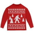 thumbnail image 1 of Old Glory Toddler Sasquatch Ugly Christmas Sweater Long Sleeve T Shirt, 1 of 6