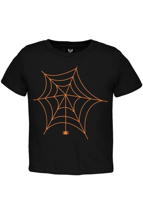 Toddler Spider Web Short Sleeve T Shirt