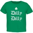 thumbnail image 1 of Old Glory Toddler St. Patricks Day Dilly Dilly Shamrock Short Sleeve Graphic T Shirt, 1 of 6