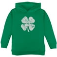 thumbnail image 1 of Old Glory Toddler St. Patricks Day Distressed Shamrock Long Sleeve Graphic Hoodie, 1 of 6