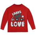 thumbnail image 1 of Old Glory Toddler Valentine's Day Truck Loads of Love Long Sleeve Graphic T Shirt, 1 of 6