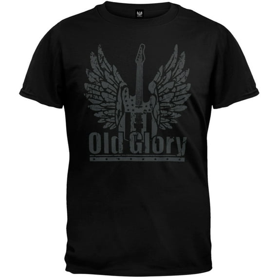Old Glory Winged Guitar Logo T-Shirt