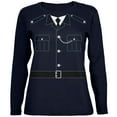 thumbnail image 1 of Old Glory Womens Halloween British Bobby Copper Police Costume Long Sleeve T Shirt, 1 of 6