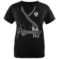 thumbnail image 1 of Old Glory Womens Halloween Ninja Assassin Costume Short Sleeve T Shirt, 1 of 6