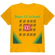 Old Glory Youth 100 Days Of School Crayon Short Sleeve Graphic T Shirt