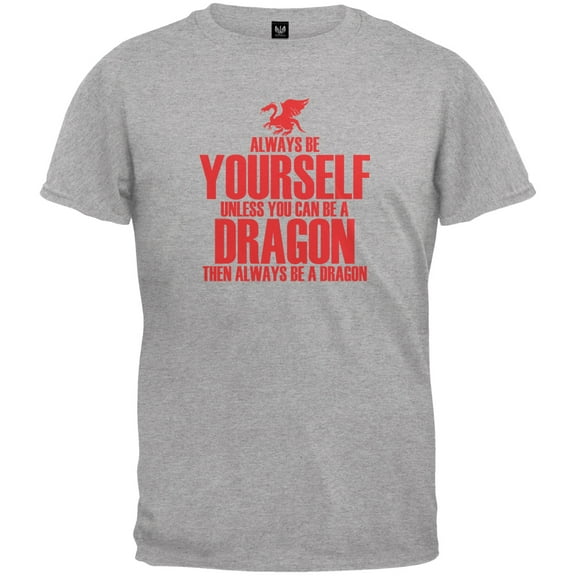 Old Glory Youth Always Be Yourself Dragon Short Sleeve Graphic T Shirt