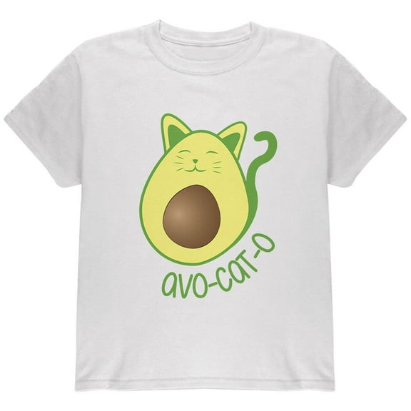 Old Glory Youth Avocado Cat Avocato Short Sleeve Graphic T Shirt