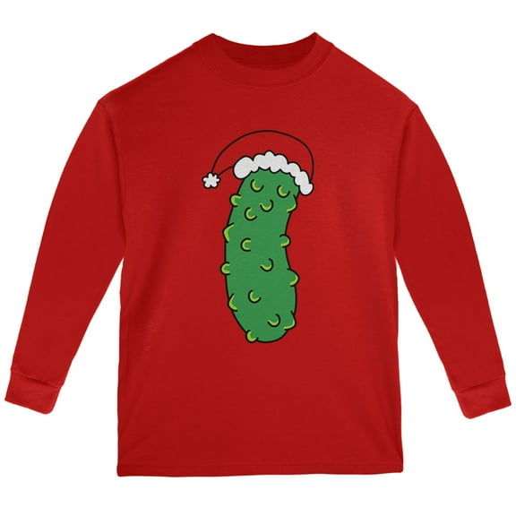 Old Glory Youth Christmas Pickle Long Sleeve T Shirt