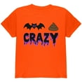 thumbnail image 1 of Old Glory Youth Halloween Bat Poop Crazy Short Sleeve T Shirt, 1 of 6