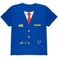thumbnail image 1 of Old Glory Youth Halloween Train Conductor Costume Short Sleeve Graphic T Shirt, 1 of 6