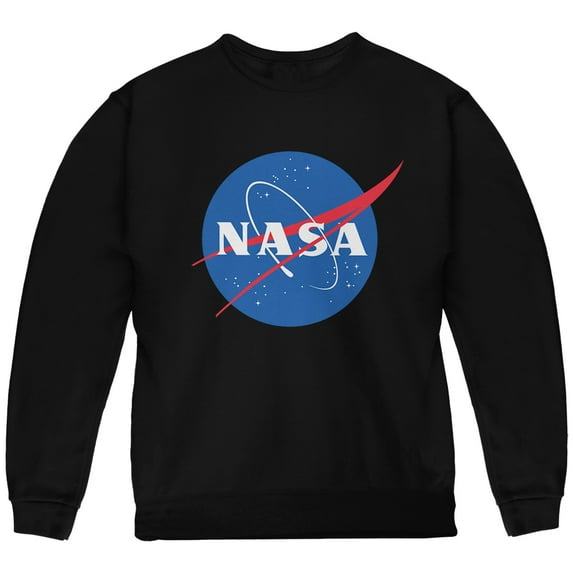 Old Glory Youth NASA Logo Long Sleeve Graphic Sweatshirt