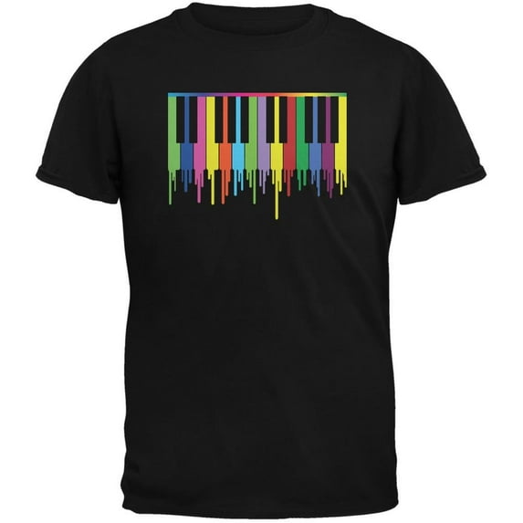 Old Glory Youth Piano Keys Short Sleeve Graphic T Shirt