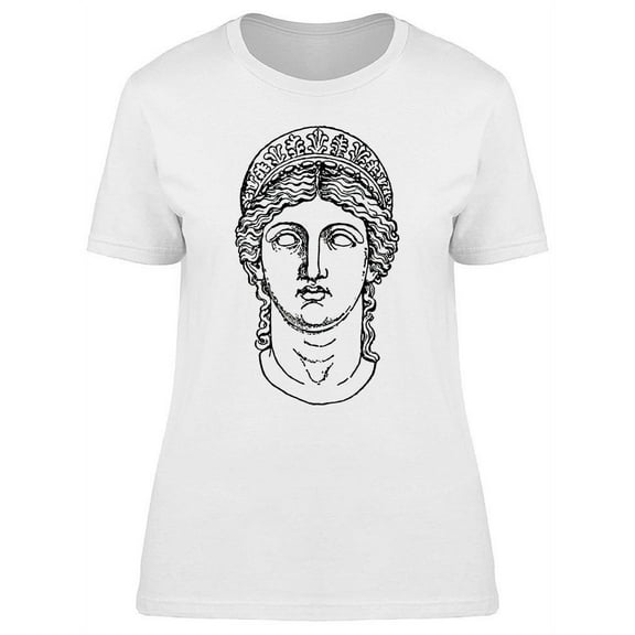 Old Grecian Female Sculpture T-Shirt Women -Image by Shutterstock, Female Medium