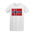 thumbnail image 1 of Old Grunge Norway Flag T-Shirt Men -Image by Shutterstock, Male Large, 1 of 2