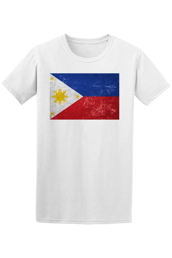 Old Grunge Philippines T-Shirt Men -Image by Shutterstock, Male Small