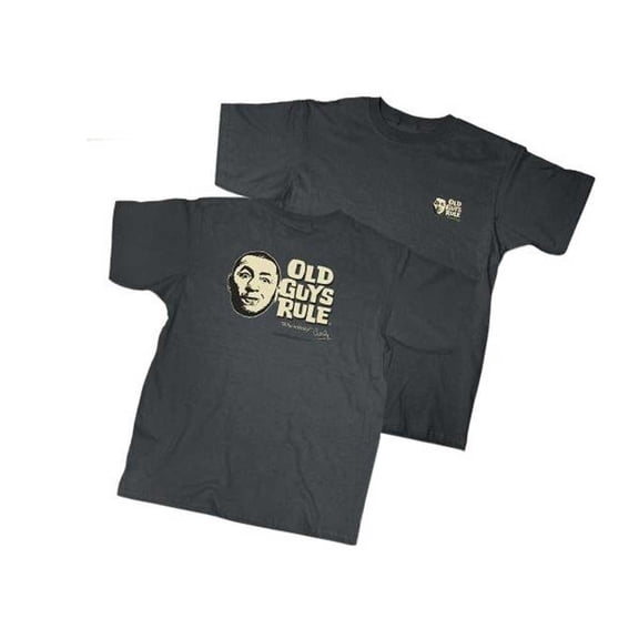 Old Guys Rule Three Stooges Curly Soitenly Men's T-Shirt, Medium