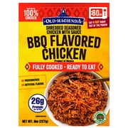 Old Hacienda BBQ Flavored Chicken, Fully Cooked Shredded Chicken, Shelf-Stable Pouch, 8 oz