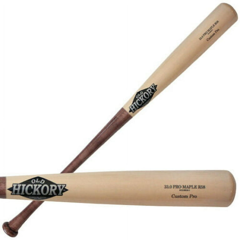 Old Hickory R58 Pro Model Maple Wood Baseball Bat - Natural/Choc
