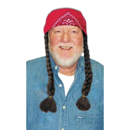 Old Hippie Wig Adult Halloween Accessory
