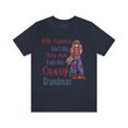 thumbnail image 1 of Old Hippies don't die they just fade into crazy grandmas. Unisex Jersey Short Sleeve Tee, 1 of 10