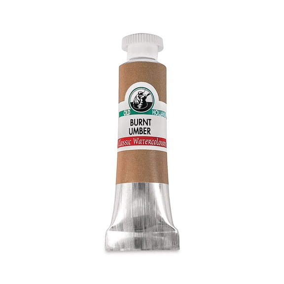 Old Holland Classic Artist Watercolor - Burnt Umber, 6 ml tube