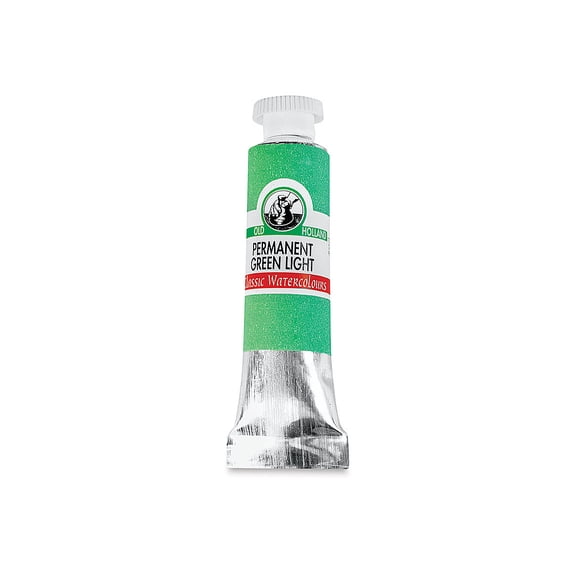 Old Holland Classic Artist Watercolor - Permanent Green Light, 6 ml tube