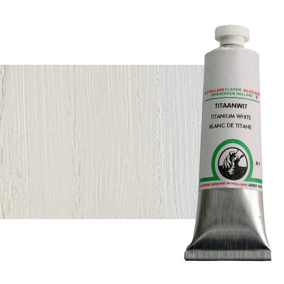 Old Holland Classic Oil Color 40 ml Tube - Titanium White