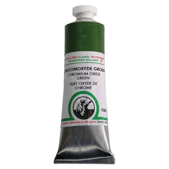 Old Holland Classic Oil Color - Chromium Oxide Green, 40 ml tube