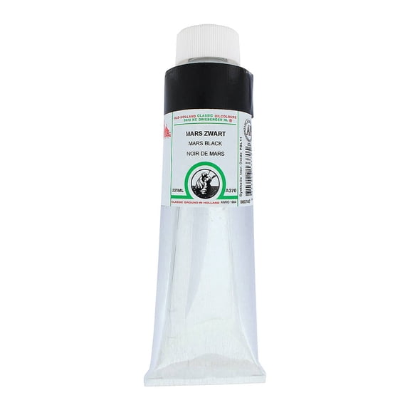 Old Holland Classic Oil Color - Mars Black, 225 ml tube