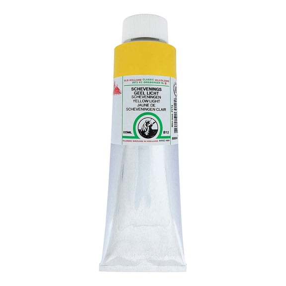 Old Holland Classic Oil Color - Scheveningen Yellow Light, 225 ml tube