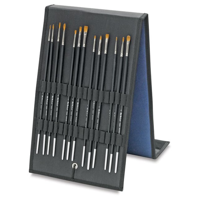 Old Holland Kolinsky Sable Brush Easel Gift Set Set of 12