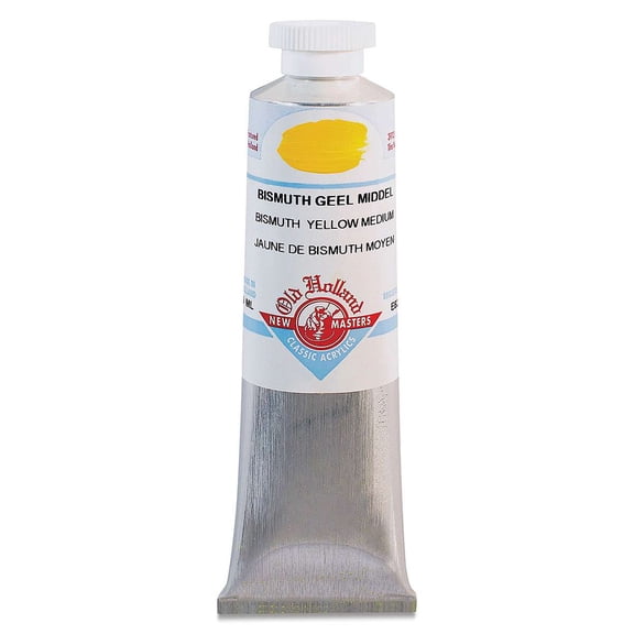 Old Holland New Masters Classic Acrylics - Bismuth Yellow Medium, 60 ml tube