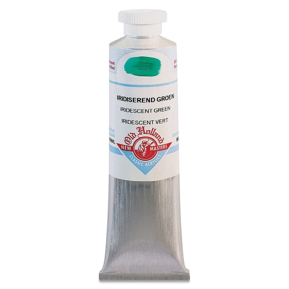 Old Holland New Masters Classic Acrylics - Iridescent Green, 60 ml tube
