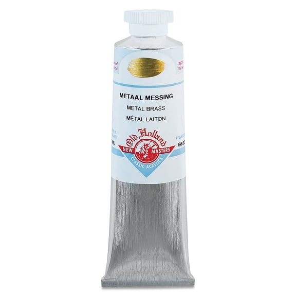 Old Holland New Masters Classic Acrylics - Metallic Brass, 60 ml tube