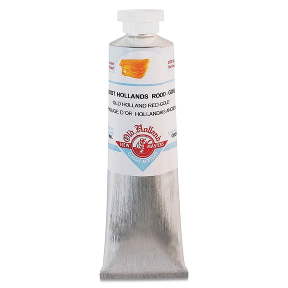 Old Holland New Masters Classic Acrylics - Old Holland Red-Gold, 60 ml tube