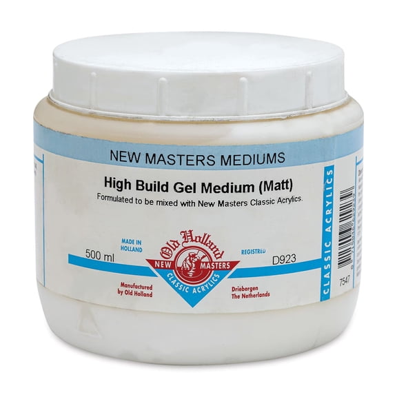 Old Holland New Masters High Build Gel Medium - Matte, 500 ml jar