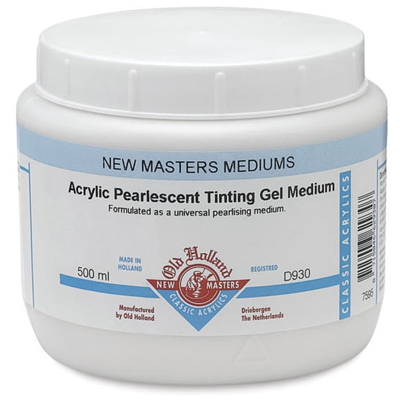Old Holland New Masters Pearlescent Tinting Gel Medium - 500 ml jar