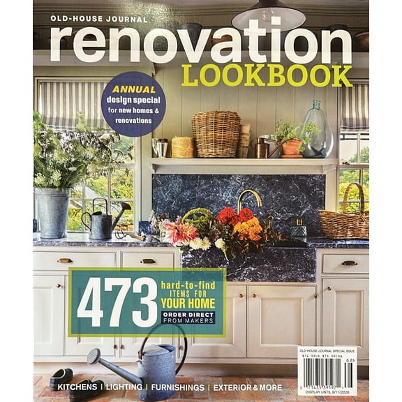 Old House Journal Renovation Lookbook Magazine Issue 66
