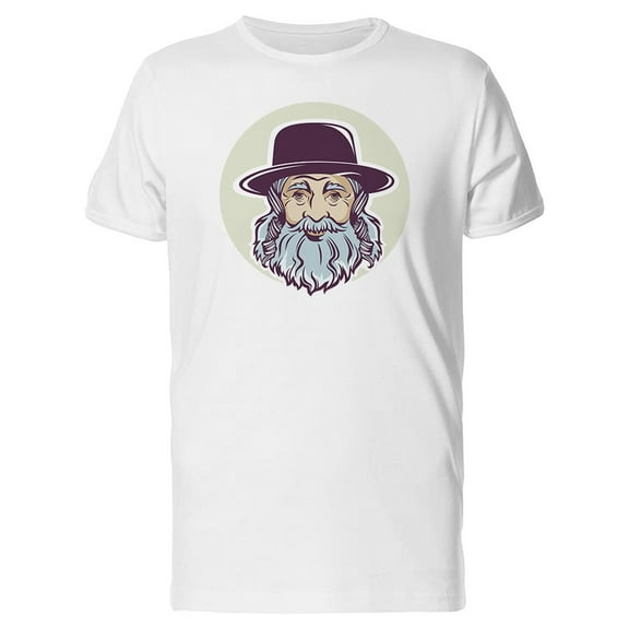 Old Jewish Man T-Shirt Men -Image by Shutterstock, Male Medium