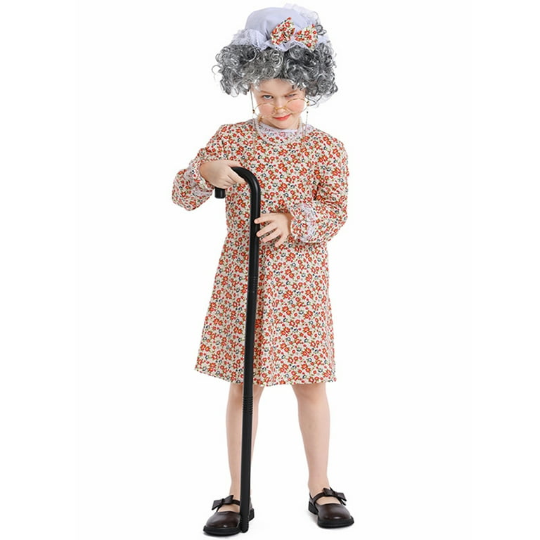 Granny Wig Childs Size Costume Accessory Granny Wig Childs Size Costume Accessory