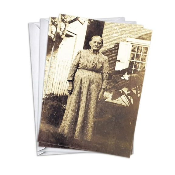 Old Lady Funny Womens Birthday Greeting Cards | 1 Pack Single (5x7)