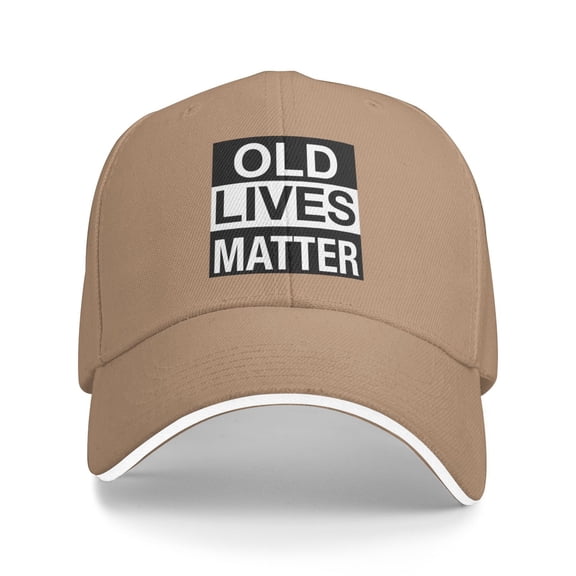 Old Lives Matter Unisex Adult Baseball Caps Adjustable Casquette Dad Hat Sandwich Cap Outdoors Headwear