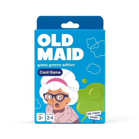 Old Maid, The Gassy Granny Edition from Bee Street Games, Classic Family Games Reimagined with Playful, Silly Themes, Includes 37 Jumbo Cards