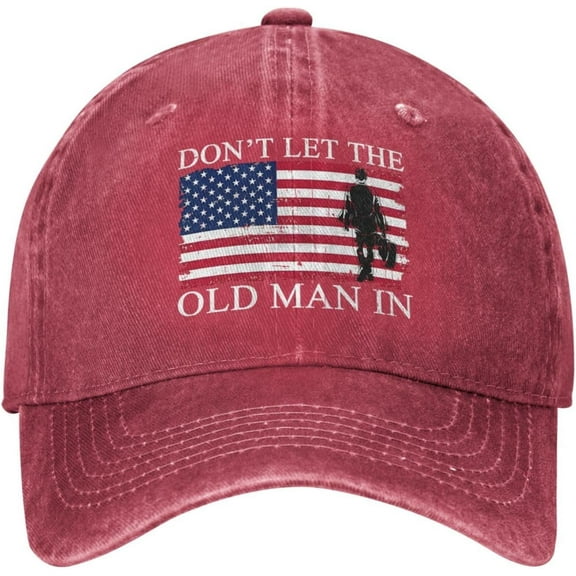 Old Man Baseball Caps Don't Let Old Man in Baseball Hat