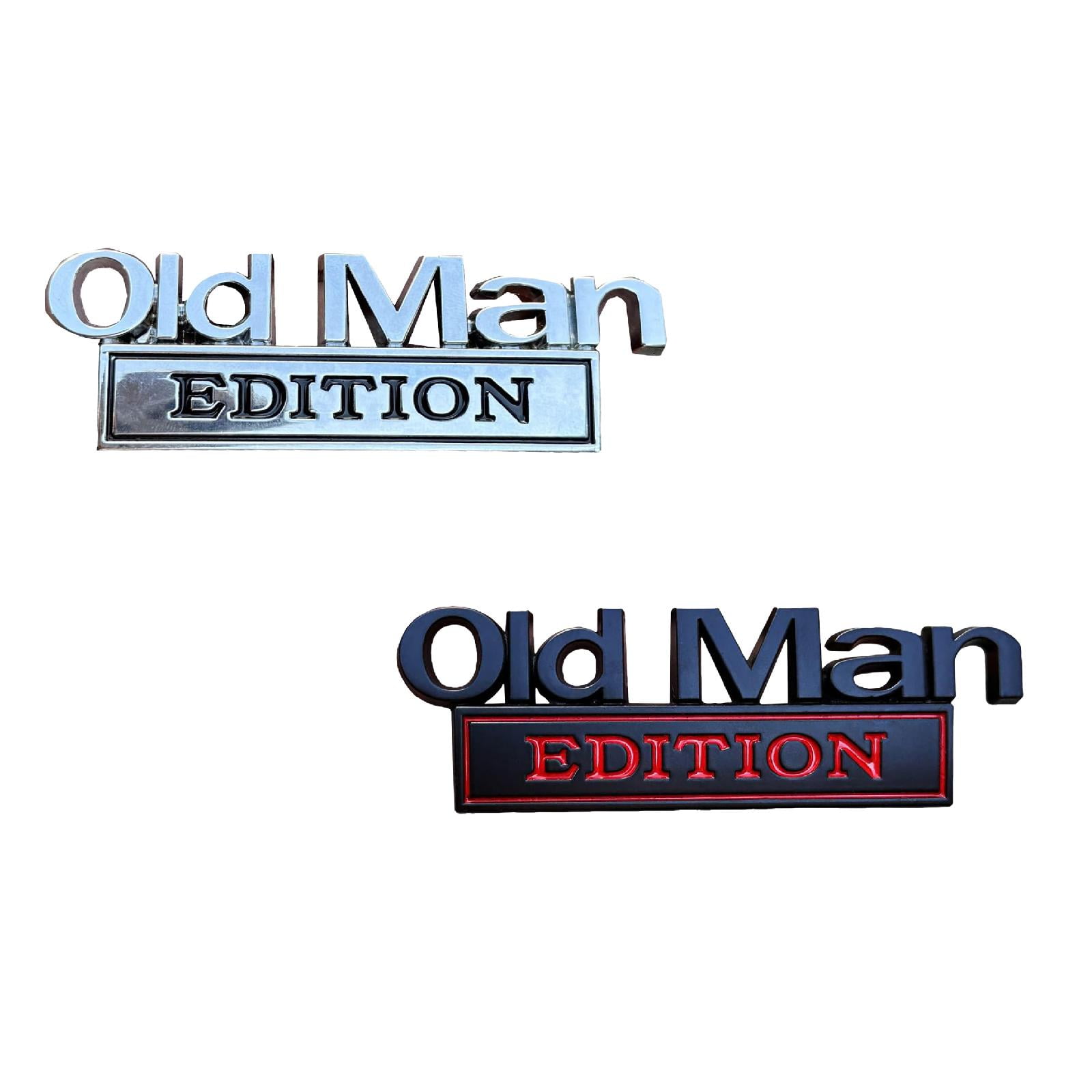 2 Pcs Old School Edition Emblem 3D Metal Badge Decal Sticker Fit - View #7