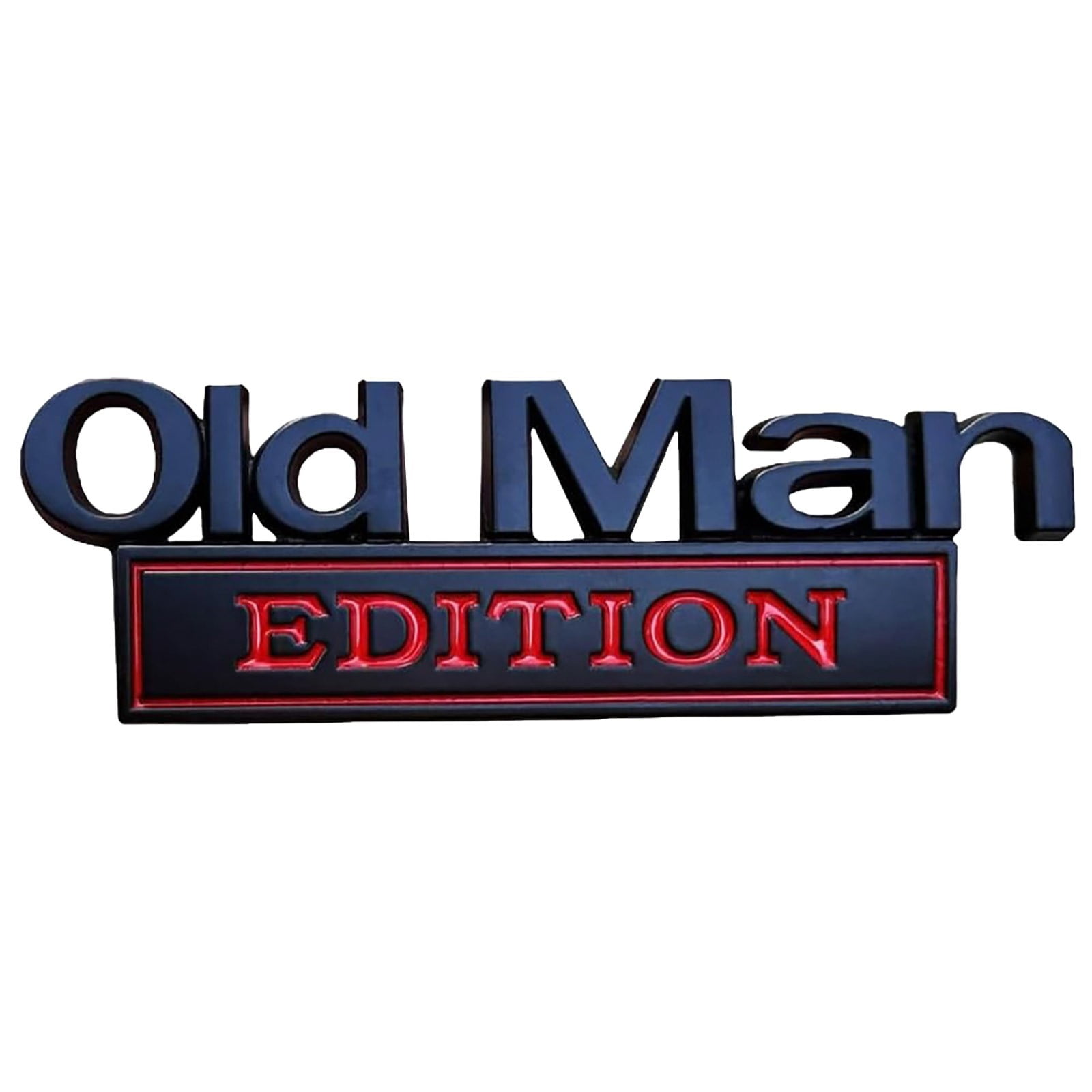 Old Man Edition Auto Emblem - 3D Metall Aufkleber, Humorvoll & Robust