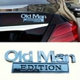 thumbnail image 1 of Old Man Edition Metal Emblem,Old Man Edition Car Emblem 3D Metal Sticker Badge – Funny Edition Nameplate Decal For Side Rear Tailgate Bumper – Waterproof Rustproof Adhesive,Car Truck Suv Motorcycle, 1 of 6
